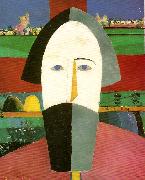 Kazimir Malevich head of a peasant oil